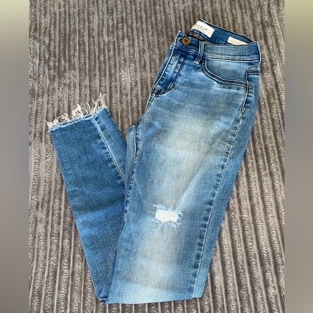 jeans with holes